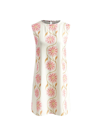 Damen Blumen Sommerkleid | Mini