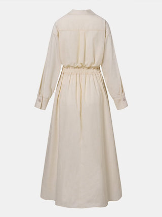 Elegantes Damenhemdkleid | Maxi