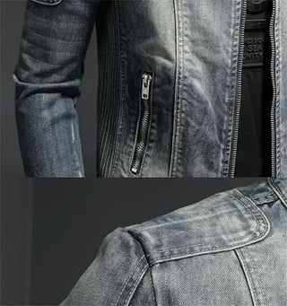 Herren Stehkragenjacke | Mit Reißverschluss