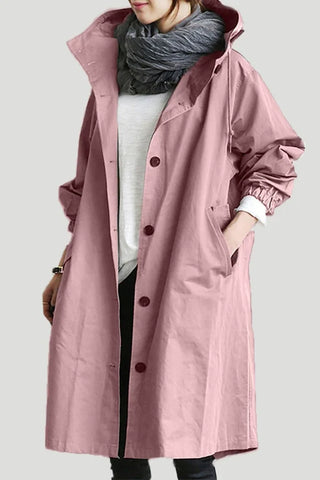 Damen Oversized Regenmantel | Lang