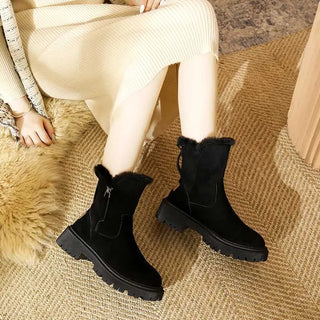 Damen Winter Stiefeletten | Mit Reißverschluss