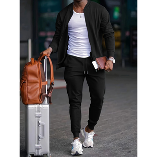Herren Zweiteiliges Trainingsanzug | Lässiger Stil