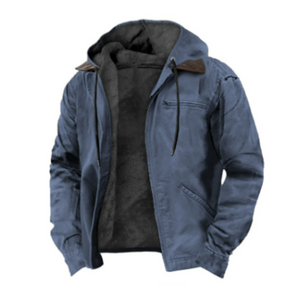 Herren Kapuzen Freizeitjacke | Mit Reißverschluss