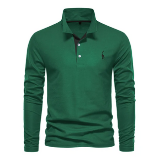 Herren Polo-Shirt mit schmalem Schnitt | Langarm