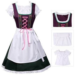 Damen Oktoberfest Kostüm | Traditionelles Dirndl Kleid