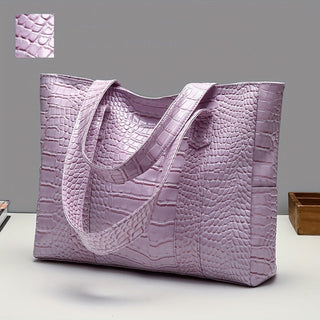 Damen Große Schultertasche | Prägung Tote