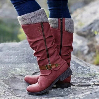 Damen Knöchelhohe Stiefel | Schnallen-Detail