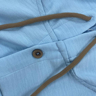 Herren Langarm Hoodie mit Knopfleiste | Modern & Lässig