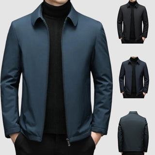 Herren Slim Fit Zip-Up Jacke | Lässig