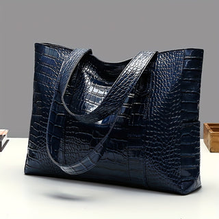 Damen Große Schultertasche | Prägung Tote