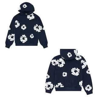 Übergroßes Kapuzenset für Damen | Graffiti-Print