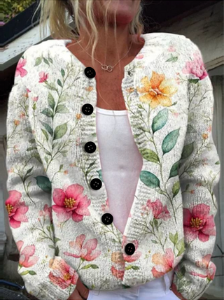 Damen Strickjacke | Mit Knöpfen