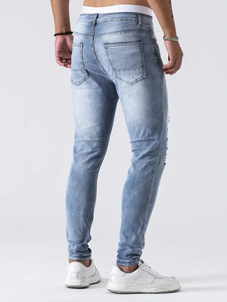 Herren-Skinny-Jeans mit Rissen | Im Used-Look