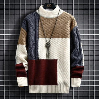 Herren Strickpullover | Hoher Kragen