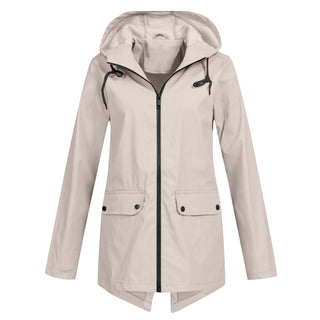 Damen-Regenjacke | Verstellbare Kapuze