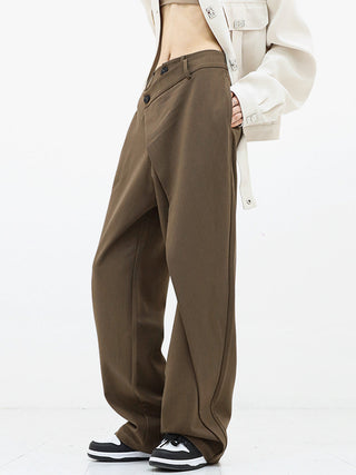 Damen Asymmetrische Weite Hose | Lang