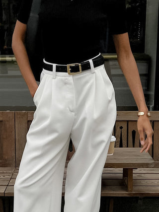 Damen Elegante Weite Hose | Lang