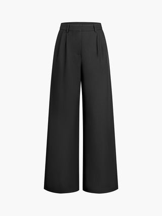 Damen Elegante Weite Hose | Lang