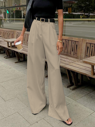 Damen Elegante Weite Hose | Lang