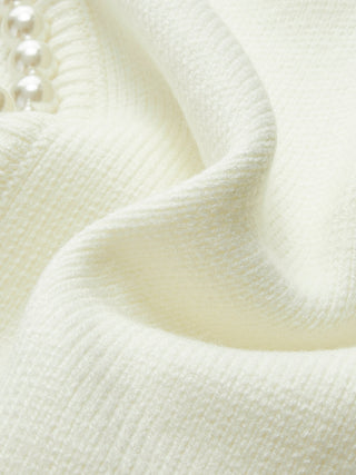 Damen Elegante Strickjacke | Mit Perlen