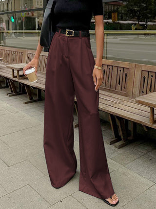 Damen Elegante Weite Hose | Lang