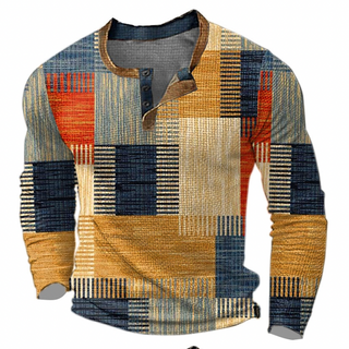 Herren Henley Shirt | Langarm