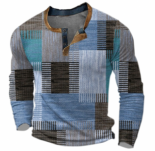 Herren Henley Shirt | Langarm