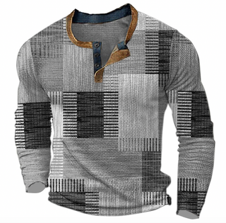 Herren Henley Shirt | Langarm