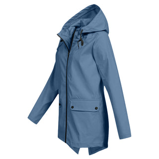 Damen-Regenjacke | Verstellbare Kapuze
