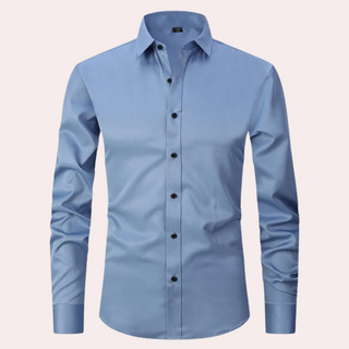 Herren Langarmhemd | Button-Down-Kragen