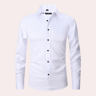 Herren Langarmhemd | Button-Down-Kragen