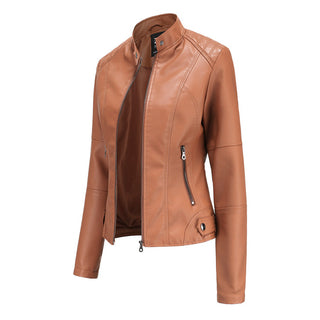 Damen Schlanke Passform Jacke | Stehkragen