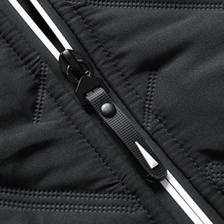 Herren Steppjacke mit Stehkragen | Reißverschluss
