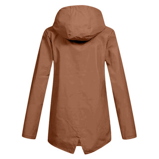 Damen-Regenjacke | Verstellbare Kapuze