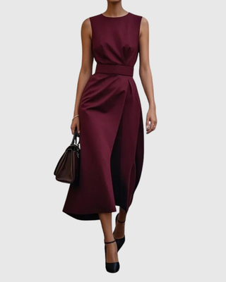 Women's Sleeveless Elegant Dress | Maxi