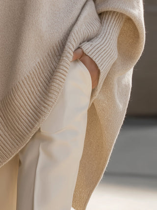 Damen Oversized Strickpullover | Langarmher