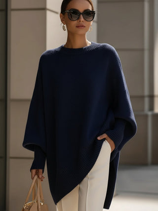 Damen Oversized Strickpullover | Langarmher