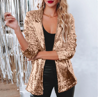 Damen Pailletten Party Blazer | Locker