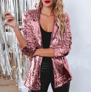 Damen Pailletten Party Blazer | Locker