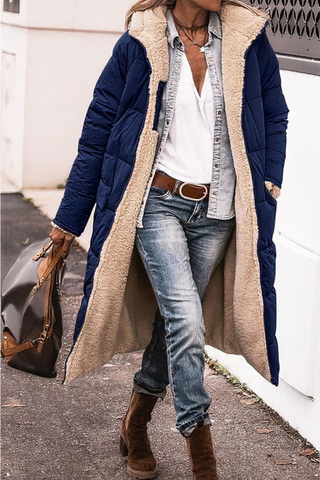 Damen Winter Pufferjacke | Gepolstert Lang