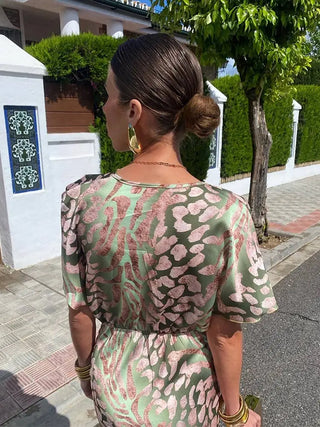 Wickelkleid für Damen | Midi