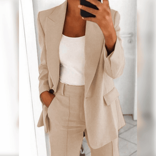 Damen Eleganter Hosenanzug | Zweiteiler