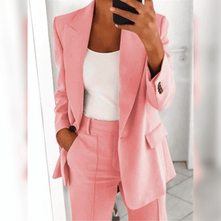 Damen Eleganter Hosenanzug | Zweiteiler