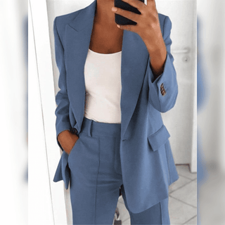 Damen Eleganter Hosenanzug | Zweiteiler