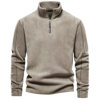 Herren Freizeitpullover | Viertel Reißverschluss