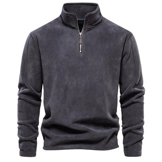 Herren Freizeitpullover | Viertel Reißverschluss