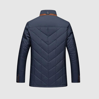 Herren Winterjacke mit Knöpfen | Gesteppt