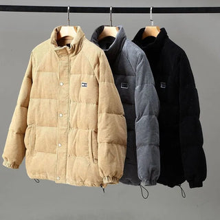 Herren-Steppwinterjacke | Lang
