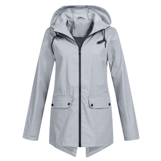 Damen-Regenjacke | Verstellbare Kapuze