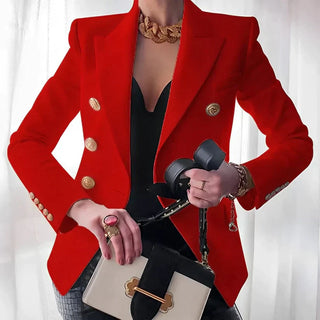 Damen Doppelreiher Blazer | Strukturierte Passform